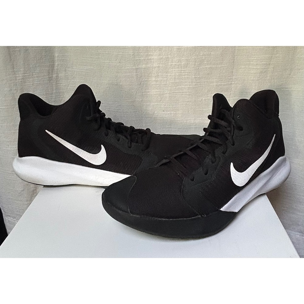 Nike Precision 3 Mens Basketball Shoes Black White AQ7495-002 Size 13